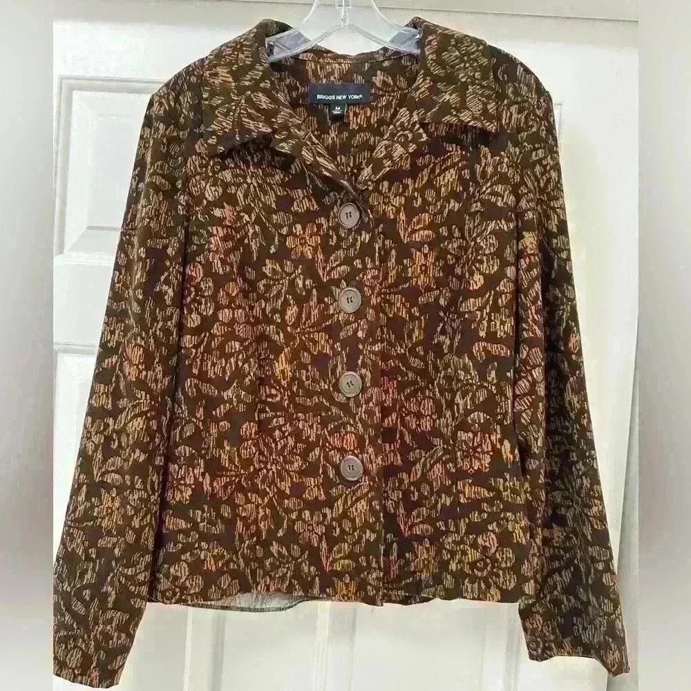 Briggs New‎ York Button Down Light Weight Business or Casual Blazer Jacket